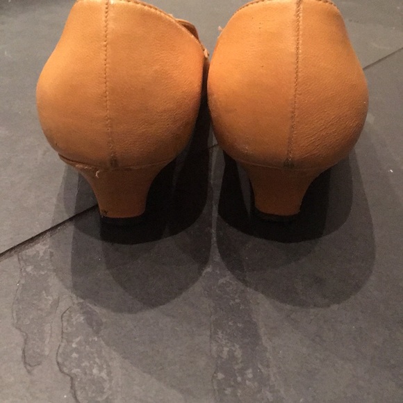 Furla Tan Leather Heels Size 37.5 - Picture 3 of 8